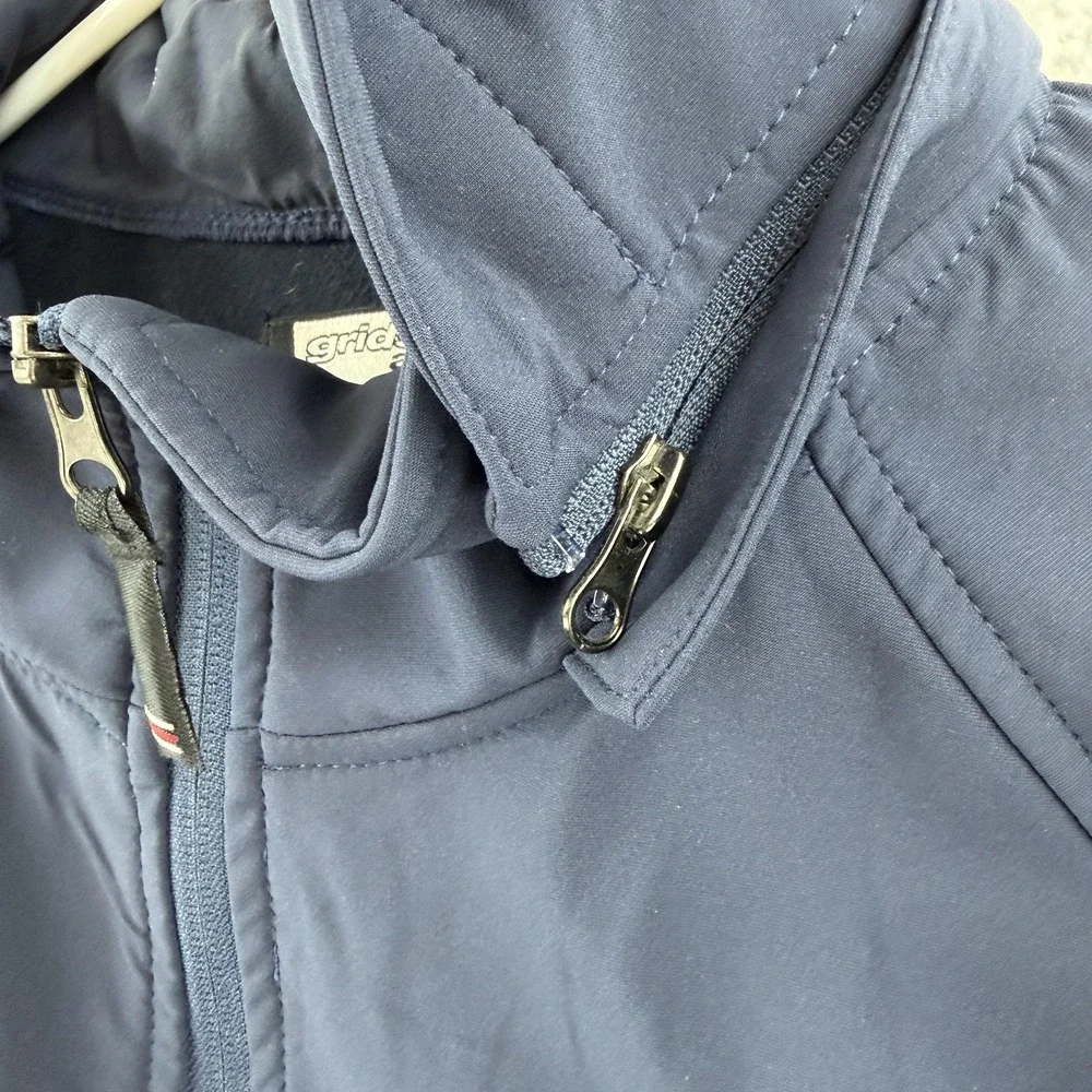 Acura Motorsports Jacket Mens Small Blue Hooded Softshell NSX Gridsport Apparel